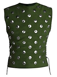 Studded Leather Jerkin - Bondsman, short